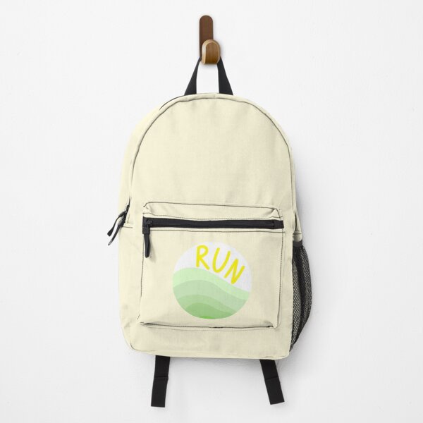 Item preview, "RUN" Circle in Green and Yellow designed and sold by savdesigns623.