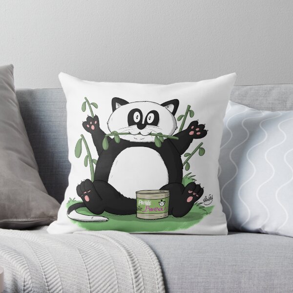 Panchat : mi panda, mi chat Coussin