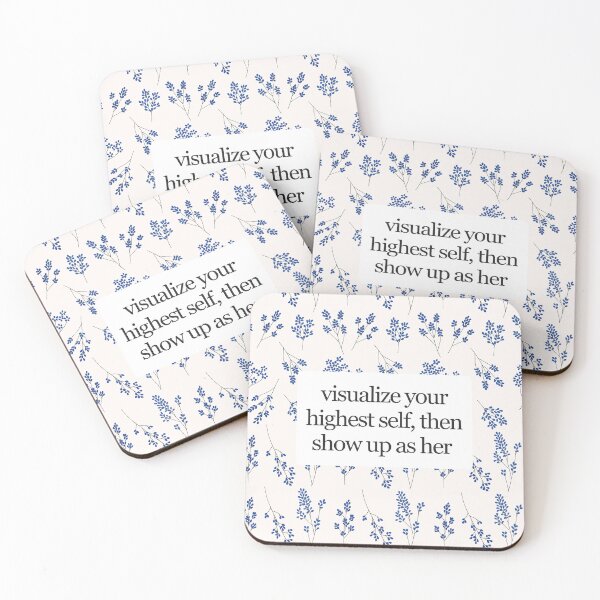 Item preview, Visualize Your Highest Self Then Show Up As Her designed and sold by amyshira7.