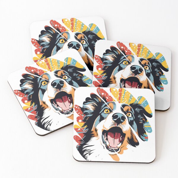 Item preview, Collie Dog Pop Art | Vibrant Collie Lover designed and sold by Tee Nook.