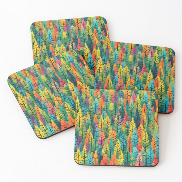 Item preview, Abstract Colorful Forest Pattern designed and sold by calibrit.