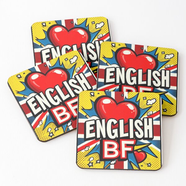 Item preview, Www English BF Pop  Art Style  designed and sold by KRTstudio.