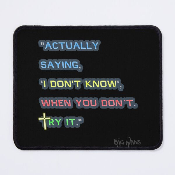 Item preview, "ACTUALLY..." Quote 08/03/2024 designed and sold by BJGWRDS.