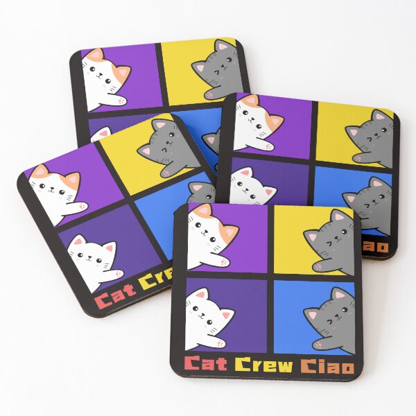 Item preview, Car Crew Ciao Cat Saying Hi Design designed and sold by ERROR-STORE.