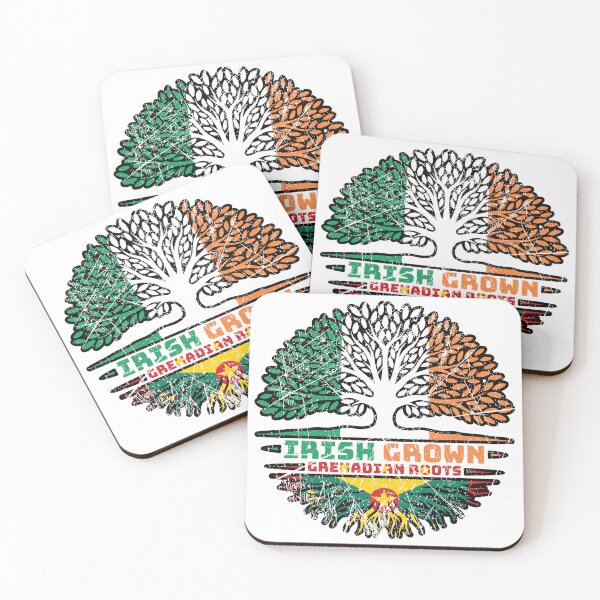 Item preview, Grenada Grenadian Irish Ireland Tree Roots Flag designed and sold by FlagX.
