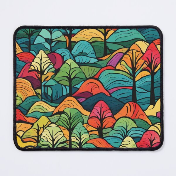 Item preview, Abstract Colorful Forest Pattern designed and sold by calibrit.