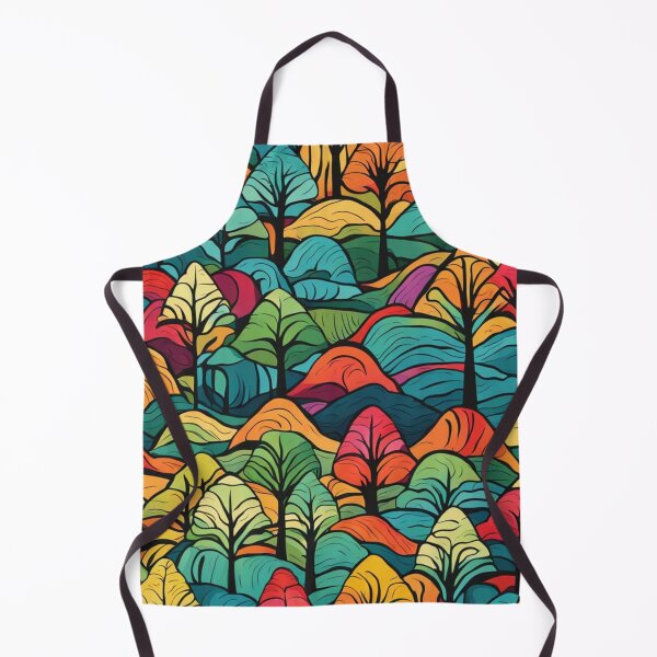 Item preview, Abstract Colorful Forest Pattern designed and sold by calibrit.