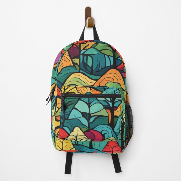 Item preview, Abstract Colorful Forest Pattern designed and sold by calibrit.