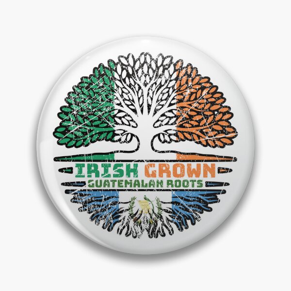 Item preview, Guatemala Guatemalan Irish Ireland Tree Roots Flag designed and sold by FlagX.