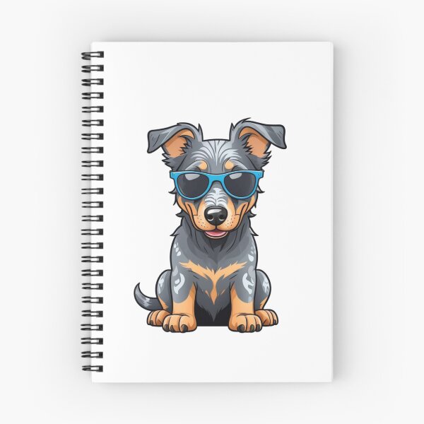 Item preview, Blue Merle Beauceron Puppy Wearing Sunglasses designed and sold by TheAnimalZ00.