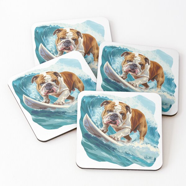 Item preview, Surfing Bulldog designed and sold by VelvetRoom.