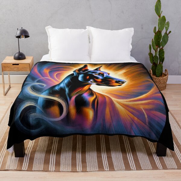 Item preview, Doberman Anubis - Guardian of Eternity designed and sold by LegademaArt.