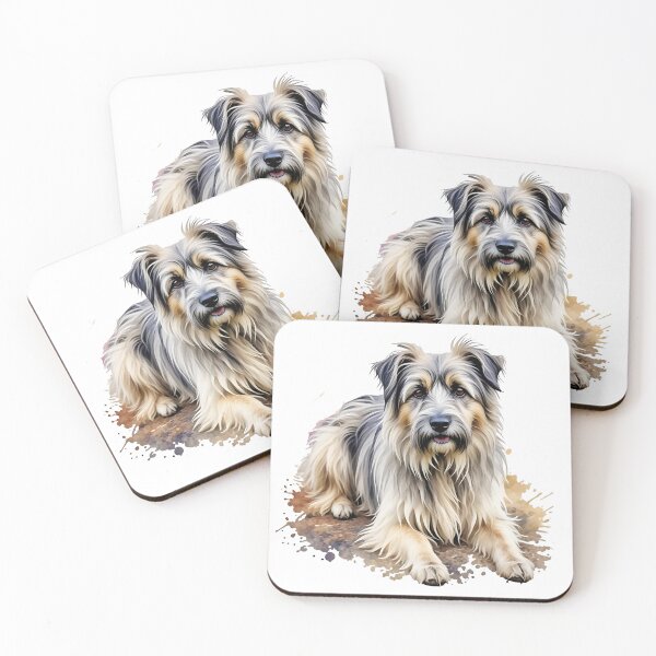 Item preview, Watercolor Pyrenean Shepherd designed and sold by TheAnimalZ00.