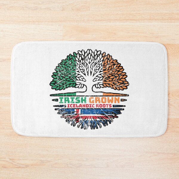 Item preview, Iceland Icelandic Irish Ireland Tree Roots Flag designed and sold by FlagX.