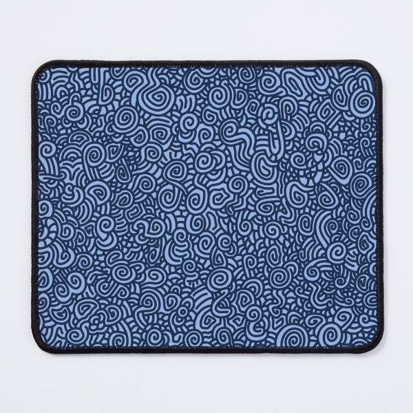 Item preview, Swirls and Lines in Blue designed and sold by WatershipBound.