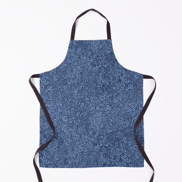 Item preview, Swirls and Lines in Blue designed and sold by WatershipBound.