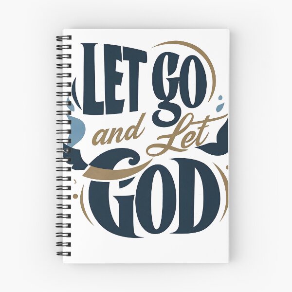 Item preview, Inspirational Typographic Design: "Let Go and Let God" for T-Shirts, Caps, Stickers & More designed and sold by lamp148.