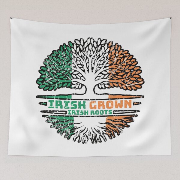 Item preview, Ireland Irish Tree Roots Flag designed and sold by FlagX.