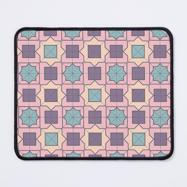Item preview, Zaineb Geometric Moroccan Print in Dark Pastels designed and sold by Lifestyle by Croff.