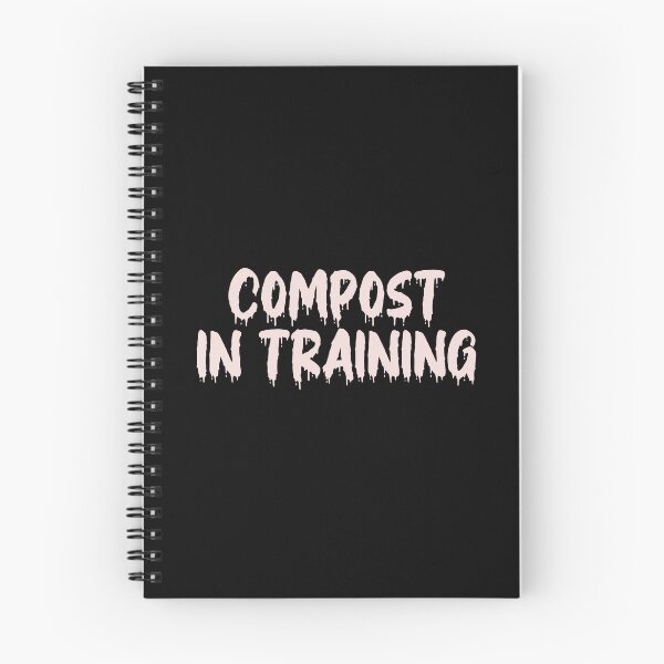 Item preview, PINK ON BLACK COMPOST IN TRAINING BLOOD DRIP designed and sold by RomeArtCo.
