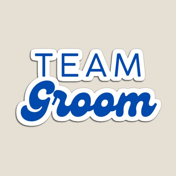 Item preview, Team Groom designed and sold by MyThemesDesign.