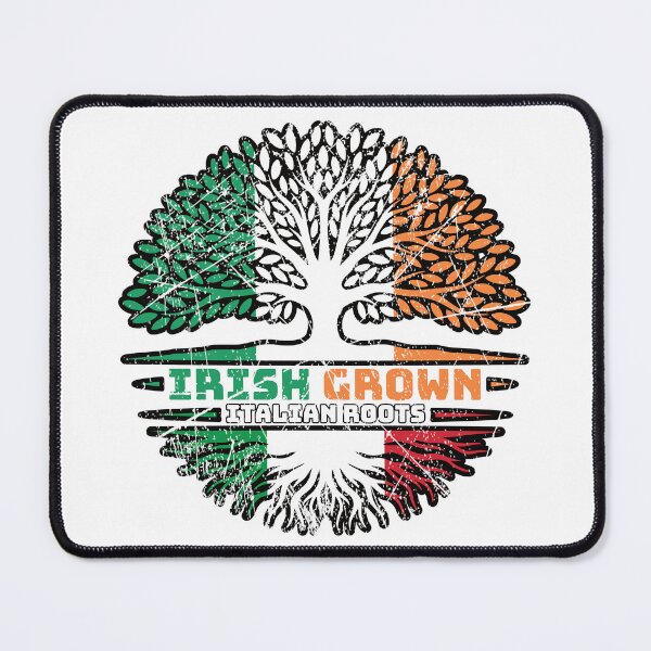 Item preview, Italy Italian Irish Ireland Tree Roots Flag designed and sold by FlagX.