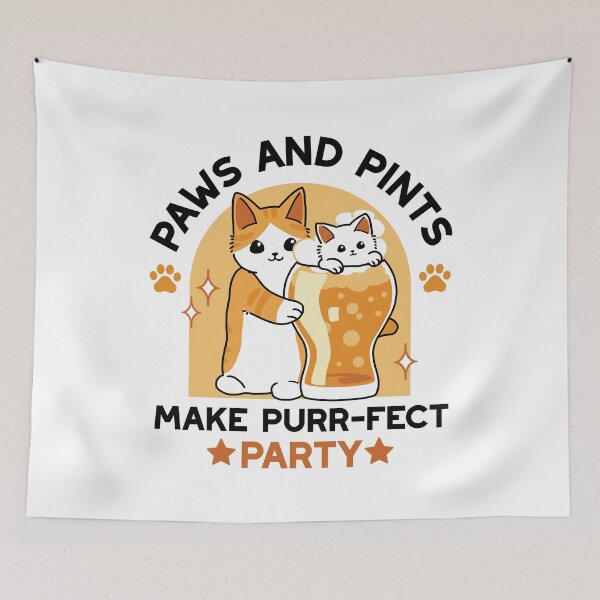 Item preview, Oktoberfest Cat Party Paws and Pints designed and sold by Trio-in-Forest.