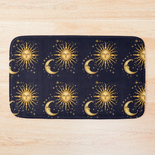 Item preview, Celestial sun and crescent moon designed and sold by Artlizzard.