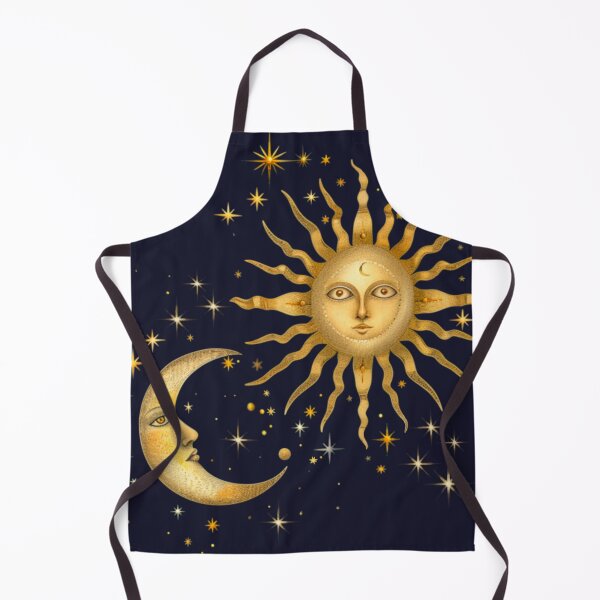 Item preview, Celestial sun and crescent moon designed and sold by Artlizzard.
