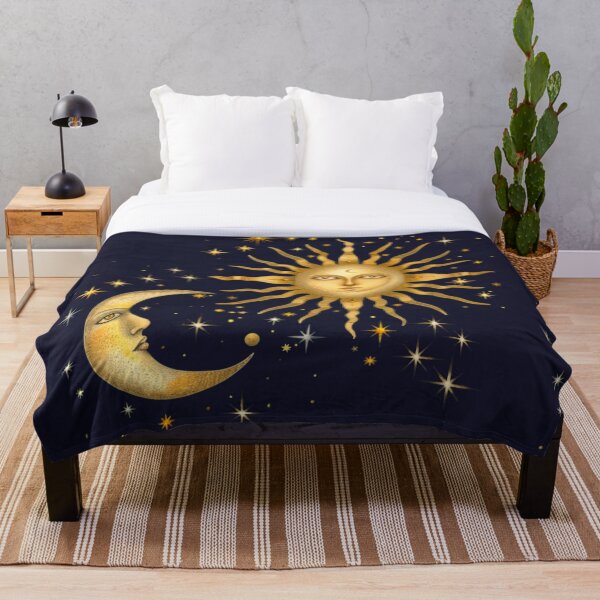 Item preview, Celestial sun and crescent moon designed and sold by Artlizzard.