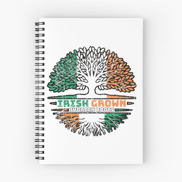 Item preview, Ivory Coast Ivorian Irish Ireland Tree Roots Flag designed and sold by FlagX.