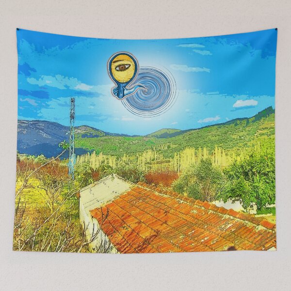 Item preview, TurkishHillsMirror designed and sold by Klaus Bremner (Autotelic Art).