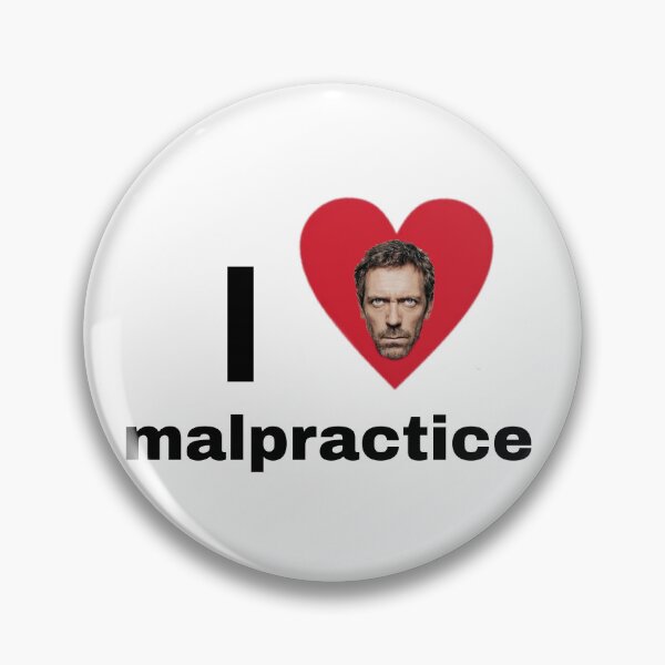 Item preview, I love malpractice Gregory House md sticker designed and sold by houlocomx.