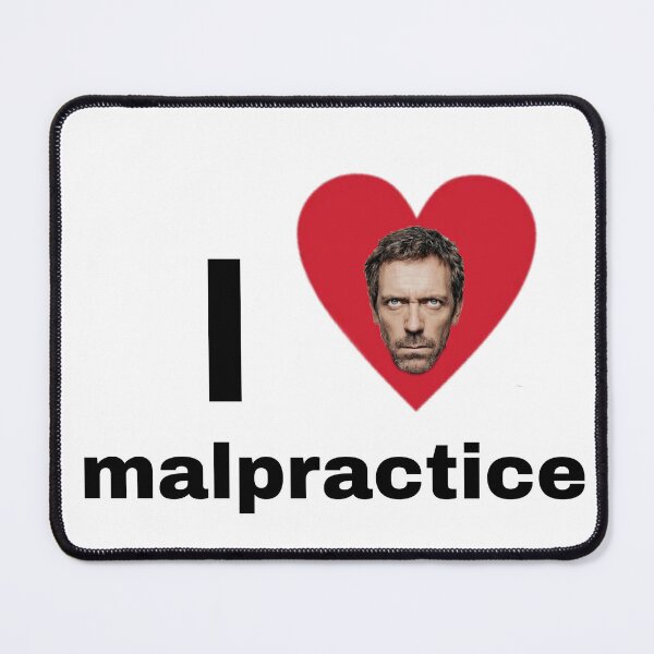 Item preview, I love malpractice Gregory House md sticker designed and sold by houlocomx.