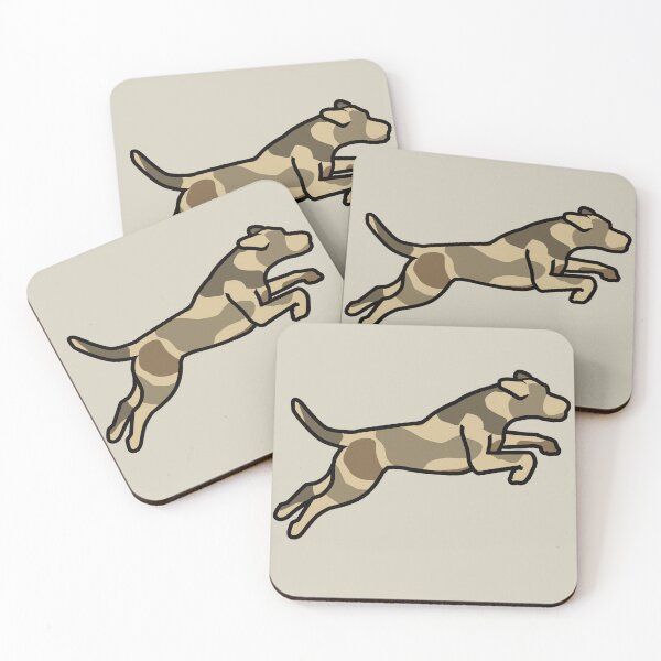 Item preview, Water Dog Jumping, Old School Camo designed and sold by CraneCreek.