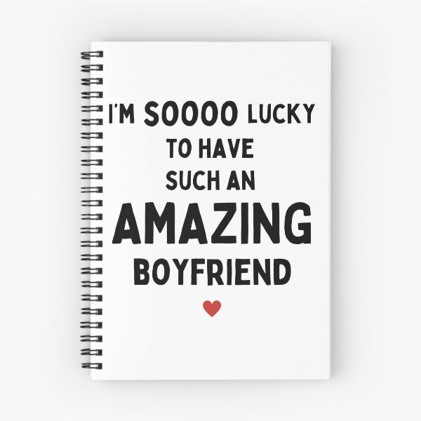Item preview, Lucky to Have an Amazing Boyfriend - Heart Design for Girlfriends designed and sold by nickjones81.