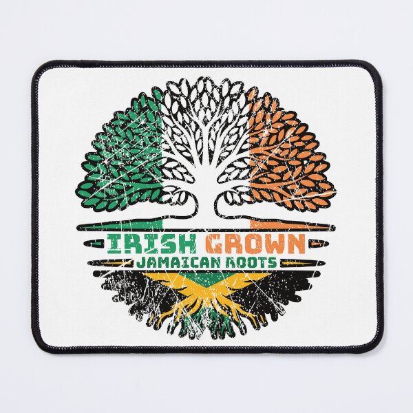Item preview, Jamaican Jamaica Irish Ireland Tree Roots Flag designed and sold by FlagX.