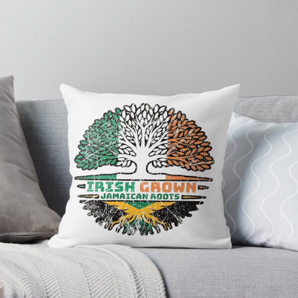 Item preview, Jamaican Jamaica Irish Ireland Tree Roots Flag designed and sold by FlagX.