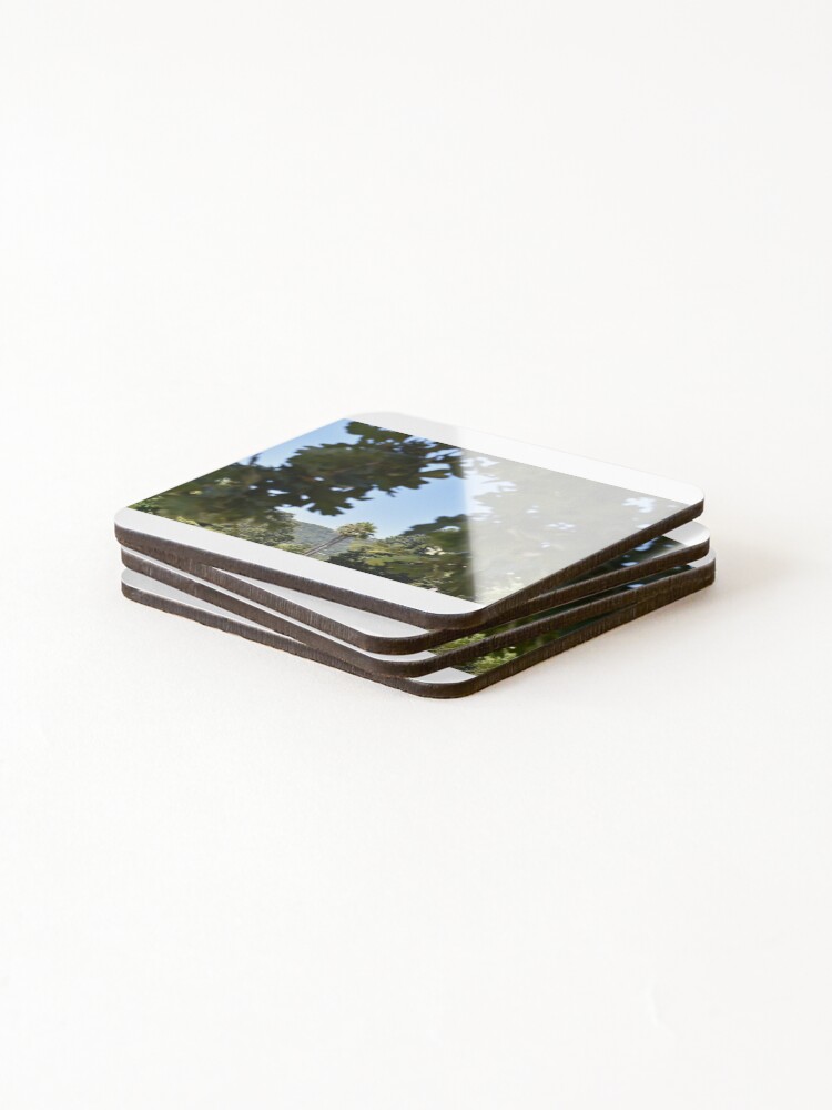 Thumbnail 4 of 5, Coasters (Set of 4), Tree in Distance designed and sold by MangoSeeds.