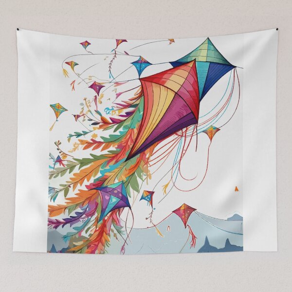 Item preview, Soaring High: Kite Flying designed and sold by bb-15artstudio.