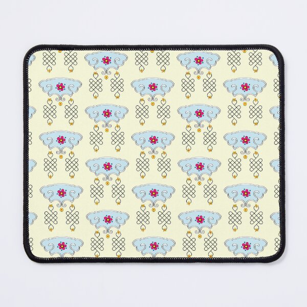 Item preview, pattern of Korean knots and spring flowers. designed and sold by artniartni.