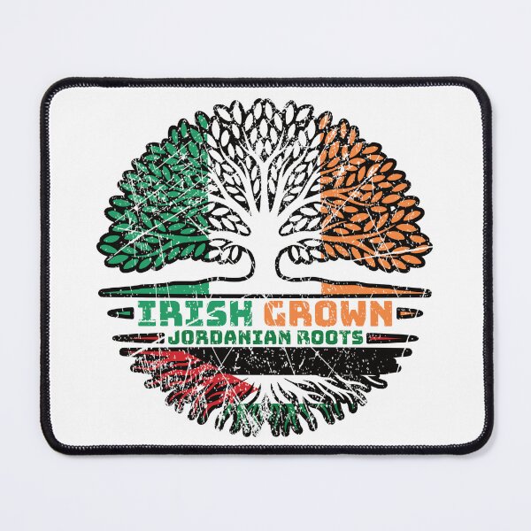 Item preview, Jordanian Jordan Irish Ireland Tree Roots Flag designed and sold by FlagX.