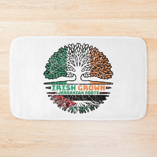 Item preview, Jordanian Jordan Irish Ireland Tree Roots Flag designed and sold by FlagX.