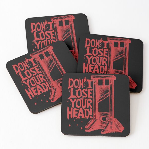 Item preview, Don't Lose Your Head - Guillotine Meme designed and sold by SpaceDogLaika.