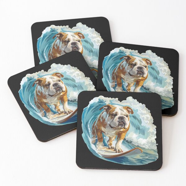 Item preview, Surfing Bulldog designed and sold by VelvetRoom.