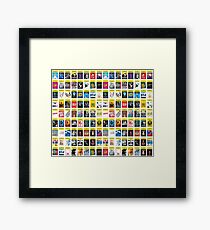 Playbill Seasion Poster Framed Print