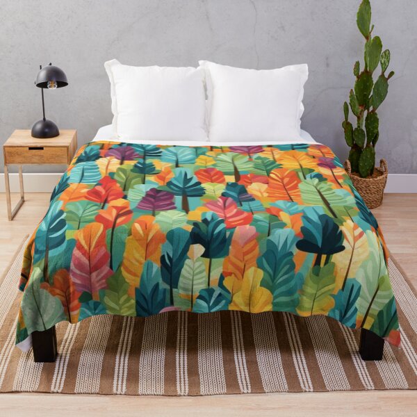 Item preview, Abstract Colorful Forest Pattern designed and sold by calibrit.