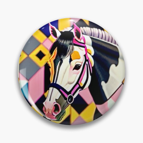 Item preview, Horse & Pink Harlequin designed and sold by RivehArt.