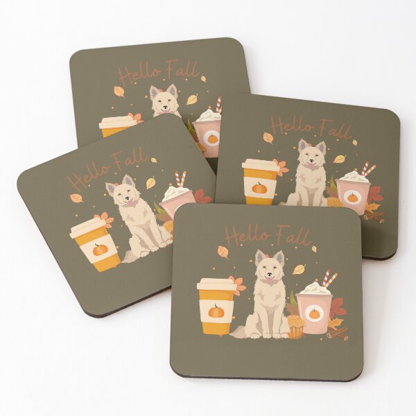 Item preview, Mudi Dog, Hello Fall designed and sold by thedoglovershop.