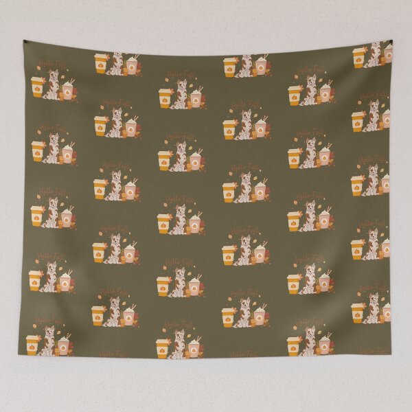 Item preview, Perro Mudi, Hola Otoño designed and sold by thedoglovershop.